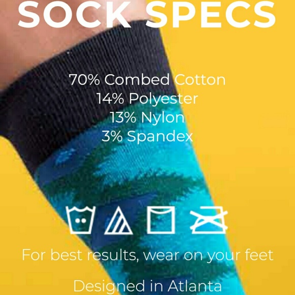 Sock Fancy "HERBS MUSTARD" High Quality Socks - Picture 5 of 8